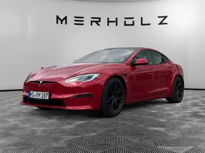 Gebraucht Tesla Model S Plaid 759 kW (1033 PS) 2022 Rot Kleinwagen
