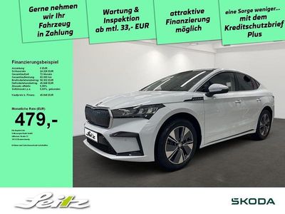 Gebraucht Skoda Enyaq iV ecoSuite 210 kW (286 PS) 2025 Weiß SUV