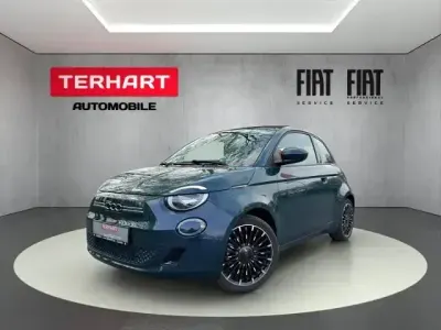 Gebraucht Fiat 500e Icon 86 kW (118 PS) 2022 Ozean grün) (gruen Cabrio