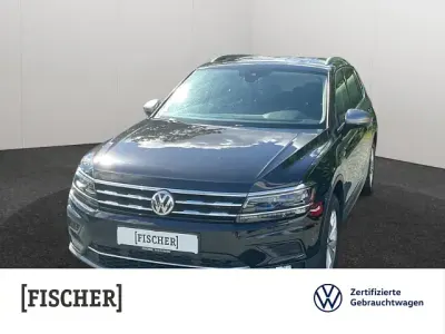 Gebraucht VW Tiguan Allspace Highline 150 PS (110 kW) 2019 Deep black perleffekt (schwarz) SUV