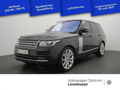 Gebraucht Land Rover Range Rover Vogue 340 PS (250 kW) 2018 Schwarz / carpathian grey (metallic) SUV