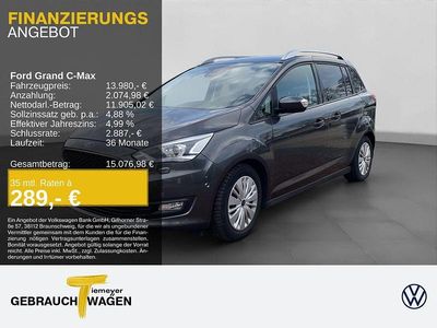 Usata Ford Grand C-Max Cool & Connect 125 CV (91 kW) 2019 Grigio Monovolume