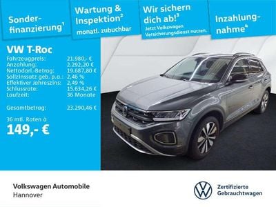 Gebraucht VW T-Roc Goal 116 PS (85 kW) 2025 Indiumgrau metallic SUV
