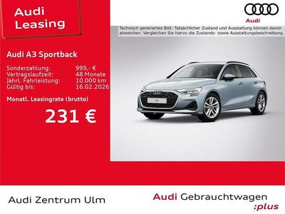 Grau Gebraucht 2025 Audi A3 Sport Limousine | 29.320 € (Superpreis)