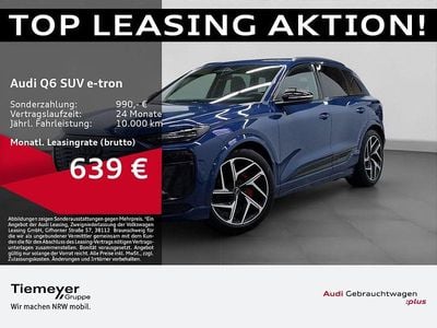 Blau Gebraucht 2024 Audi Q6 e-tron S-Line SUV | 68.880 € (Etwas zu teuer)