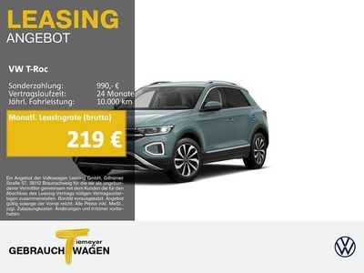 Second-hand VW T-Roc Style 150 CP (110 kW) 2025 Albastru SUV