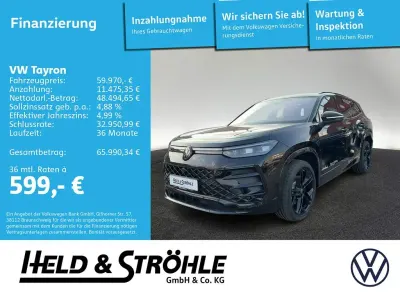 Brugt VW Tayron R-line 265 HK (194 kW) 2026 Sort SUV