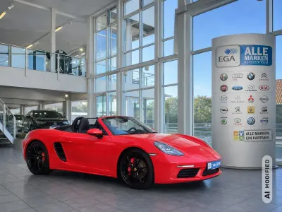 Gebraucht Porsche 718 349 PS (256 kW) 2018 Rot