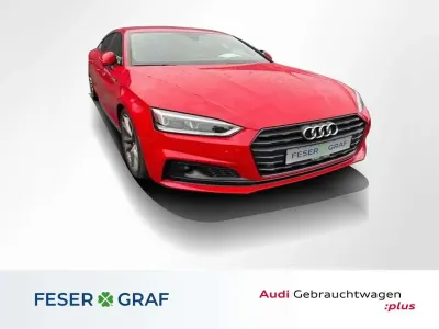 Gebraucht Audi A5 Sportback S-Line 190 PS (139 kW) 2018 Tangorot metallic Kleinwagen