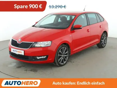 Käytetty Skoda Rapid Drive 125 HP (91 kW) 2017 Punainen Viistoperä