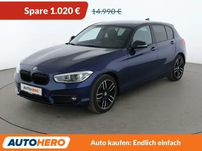 Gebraucht BMW 116 Advantage 116 PS (85 kW) 2017 Blau Kleinwagen