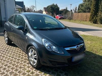 Gebraucht Opel Corsa 80 PS (58 kW) 2008 Blau Kleinwagen
