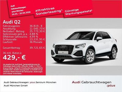 Gebraucht Audi Q2 Advanced Plus 190 PS (139 kW) 2025 Gletscherweiß metallic SUV