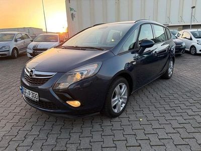 Gebraucht Opel Zafira Tourer Edition 140 PS (102 kW) 2012 Blau Van / Kleinbus