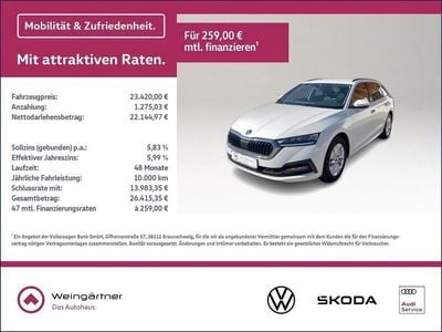Gebraucht Skoda Octavia Comfort 150 PS (110 kW) 2022 Weiß Kombi