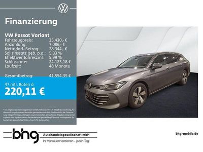 Gebraucht VW Passat Business 204 PS (150 kW) 2025 Diabasgrau metallic Kombi