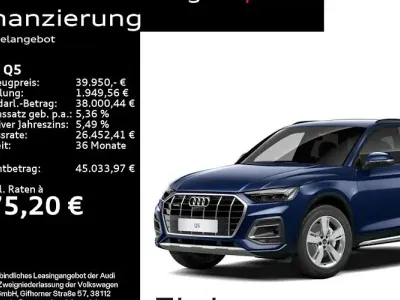 Gebraucht Audi Q5 S-Line 286 PS (210 kW) 2022 Navarrablau metallic SUV