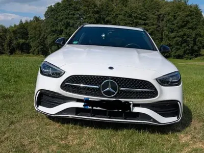 Gebraucht Mercedes C180 AMG line 170 PS (125 kW) 2023 Weiß Limousine