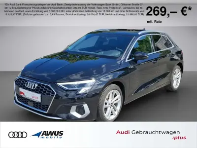 Gebraucht Audi A3 Advanced 150 PS (110 kW) 2023 Schwarz / mythosschwarz (metallic) Limousine