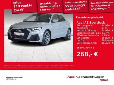 Grau Gebraucht 2024 Audi A1 Sportback S-Line Kleinwagen | 24.970 € (Fairer Preis)
