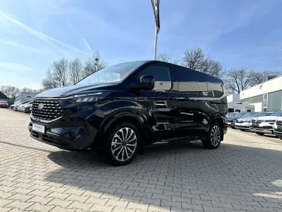 Neu Ford Tourneo Custom Titanium X 170 PS (125 kW) 2025 Obsidian schwarz metallic Van