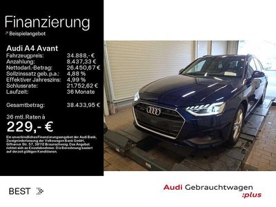 Gebraucht Audi A4 Ambiente 265 PS (194 kW) 2023 Navarrablau metallic Kombi