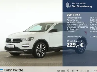 Używany VW T-Roc United 150 KM (110 kW) 2021 Biały SUV