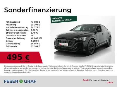 Gebraucht Audi Q8 e-tron Comfort 250 kW (340 PS) 2023 Mythosschwarz metallic SUV
