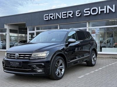 Gebraucht VW Tiguan Allspace R-line 200 PS (147 kW) 2021 Schwarz SUV