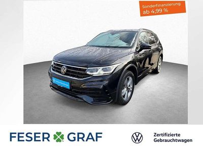 Gebraucht VW Tiguan Allspace R-line 193 PS (141 kW) 2024 Deep black perleffekt SUV