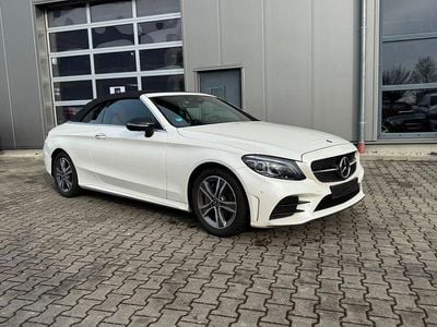 Weiß Gebraucht 2018 Mercedes C200 AMG line Cabrio | 29.949 € (Fairer Preis)