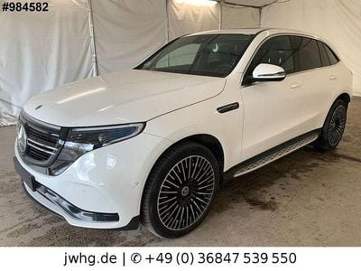 Gebraucht Mercedes EQC400 AMG line 300 kW (408 PS) 2021 Polarweiss (metallic) SUV