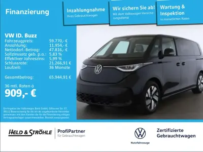Gebraucht VW ID. Buzz Pro 210 kW (286 PS) 2025 Schwarz Van / Kleinbus