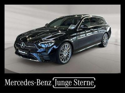 Gebraucht Mercedes E220 AMG 194 PS (142 kW) 2021 Metalliclack obsidianschwarz m Kombi