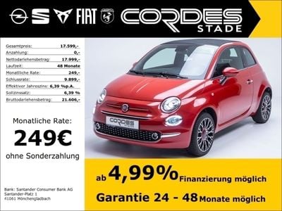 Gebraucht Fiat 500 Red 69 PS (50 kW) 2023 Rot Cabrio