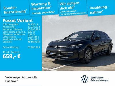 Gebraucht VW Passat Elegance 177 PS (130 kW) 2024 Grenadillschwarz metallic Kombi