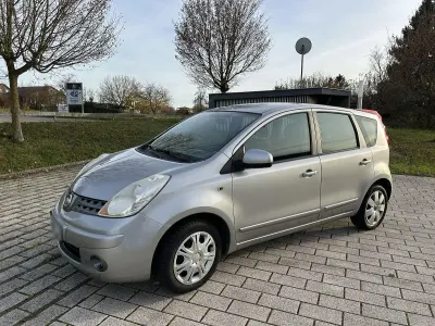 Gebraucht Nissan Note Acenta 88 PS (64 kW) 2008 Silber Kleinwagen