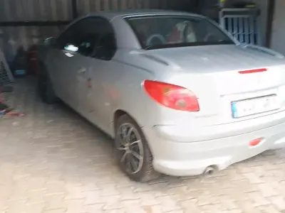 Gebraucht Peugeot 206 CC 109 PS (80 kW) 2004 Silber Cabrio
