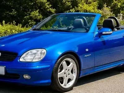 Gebraucht Mercedes SLK320 218 PS (160 kW) 2003 Blau Cabrio