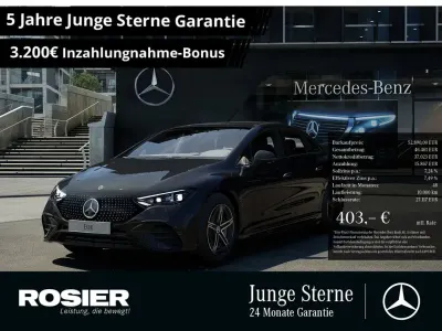 Gebraucht Mercedes EQE500 AMG 300 kW (408 PS) 2024 Schwarz / obsidianschwarz (metallic) Limousine