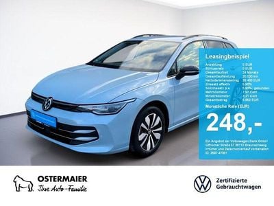 Gebraucht VW Golf VIII Goal 116 PS (85 kW) 2024 Crystal ice blue Kombi