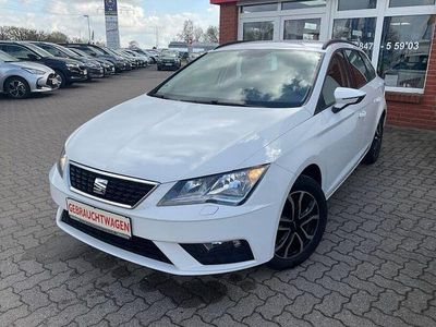 Usata Seat Leon ST 110 CV (80 kW) 2017 Bianco Station wagon