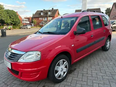 Gebraucht Dacia Logan MCV Ambiance 75 PS (55 kW) 2009 Rot Kombi