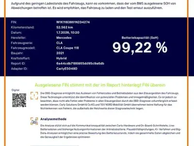 Gebraucht Mercedes CLA250e AMG 160 PS (117 kW) 2021 Polarweiß uni Coupé