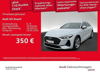 Gebraucht Audi A5 Sport 150 PS (110 kW) 2025 2y gletscherweiß metallic Kombi