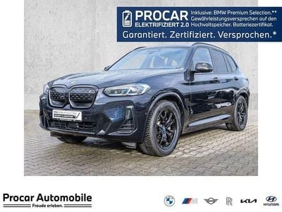 Gebraucht BMW iX3 Impressive 210 kW (286 PS) 2023 Leder 'vernasca' schwarz/kontr SUV