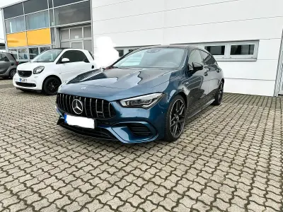 Gebraucht Mercedes CLA45 AMG Shooting Brake 387 PS (284 kW) 2020 Blau Kombi