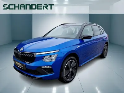 Neu Skoda Kamiq Monte Carlo 116 PS (85 kW) 2026 Raceblau metallic, schwarzma SUV