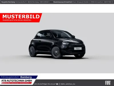 Neu Fiat 500 Icon 65 PS (47 kW) 2026 Schwarz Limousine