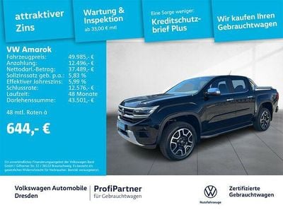 Gebraucht VW Amarok Style 241 PS (177 kW) 2022 Midnight black metallic Pickup